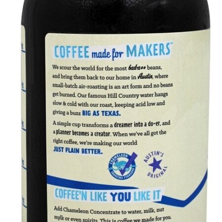 Orgânico Frio Fermentação Café Concentrar Baunilha – 32 fl. oz. Chameleon Cold-Brew — foto 3
