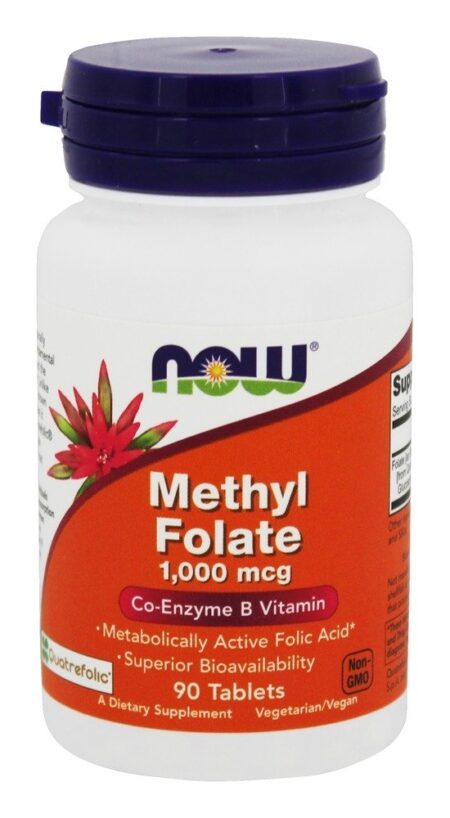 Metilfolato 1000 mcg. - 90 Tablets NOW Foods