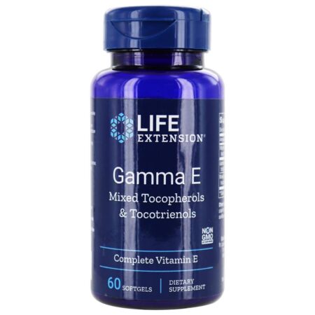 Gamma E Tocoferóis Mistos e Tocotrienóis - 60 Softgels Life Extension