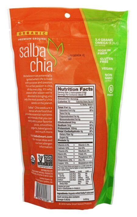 Salba Chão Orgânica Premium - 5.3 oz. Salba Smart - Image 2