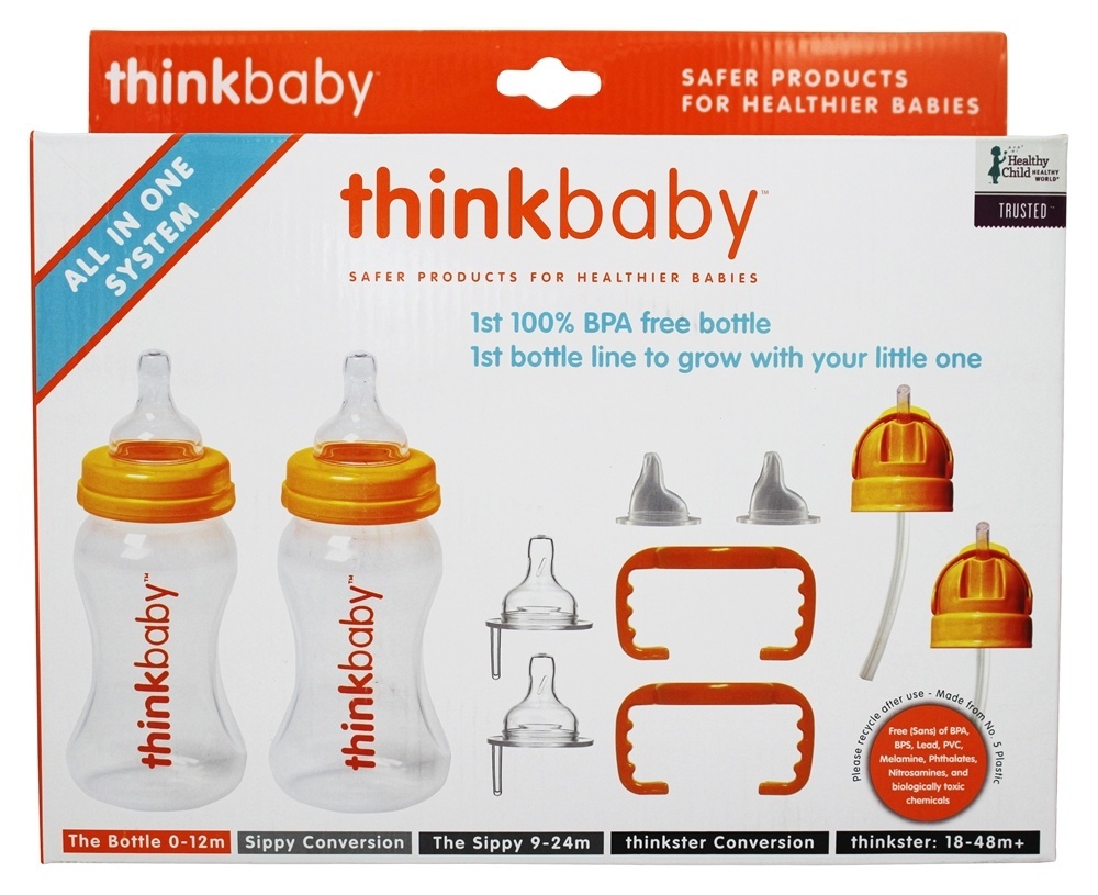 Conjunto de mamadeira tudo em um Thinkba