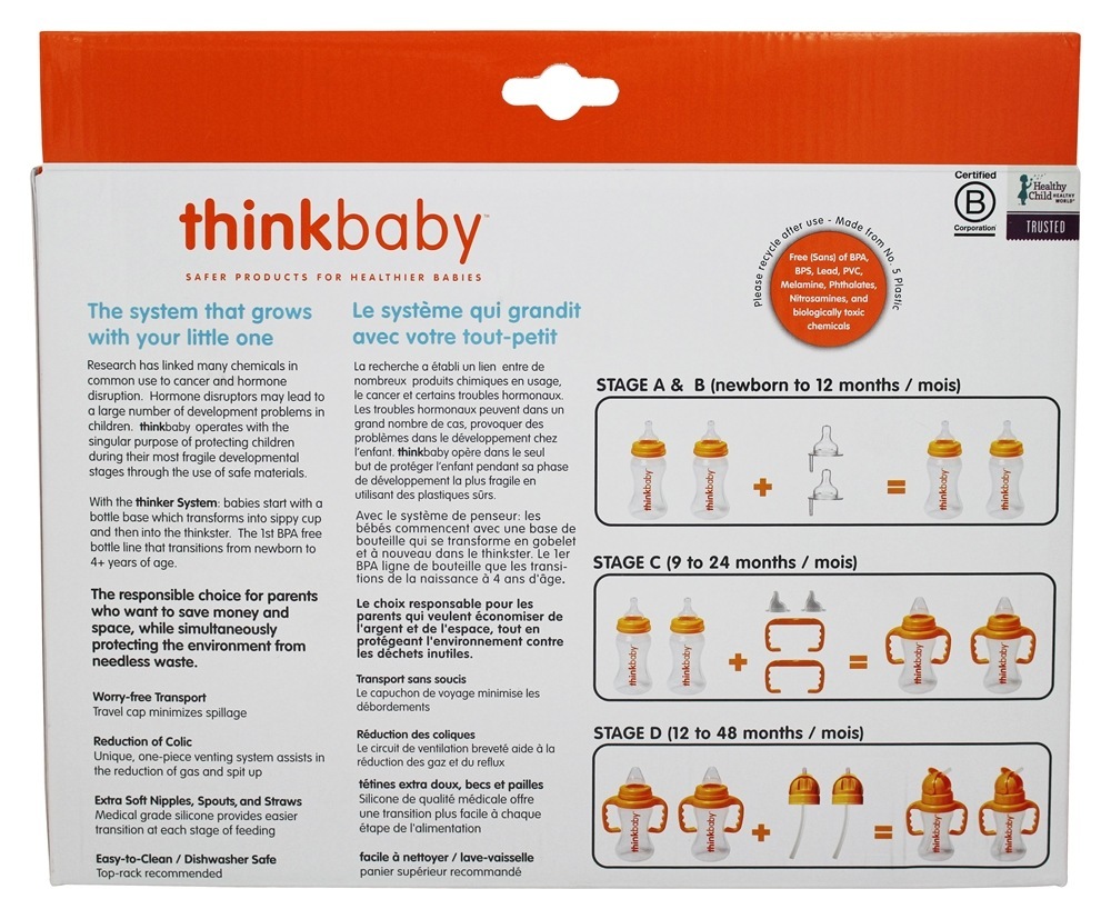 Conjunto de mamadeira tudo em um Thinkba - Imagem 2