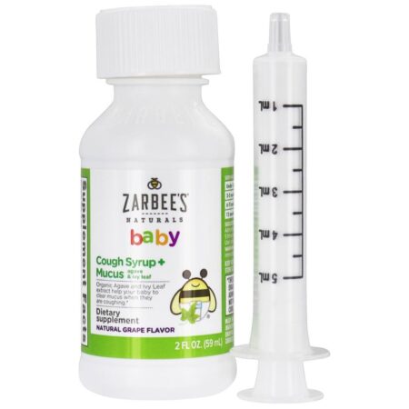 Xarope para a tosse do bebê + uva de alívio do muco - 2 fl. oz. Zarbee's - Imagem 2
