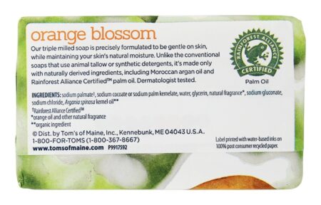 Natural Beleza Bar Sabão Laranja Flor - 5 oz. Tom's of Maine - Image 2