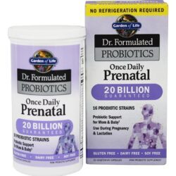 Dr. Formulated Probiotics Pré-Natal Diário Sem Refrigeração 20 Bilhões de UFC - Cápsulas vegetarianas 30 Garden of Life
