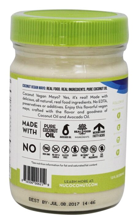 Coco Vegan Mayo - 12 fl. oz. NUCO - Image 3