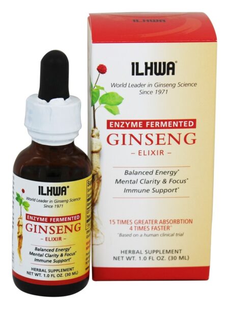 Elixir de Ginseng Fermentado por Enzima - 1 fl. oz. ILHWA