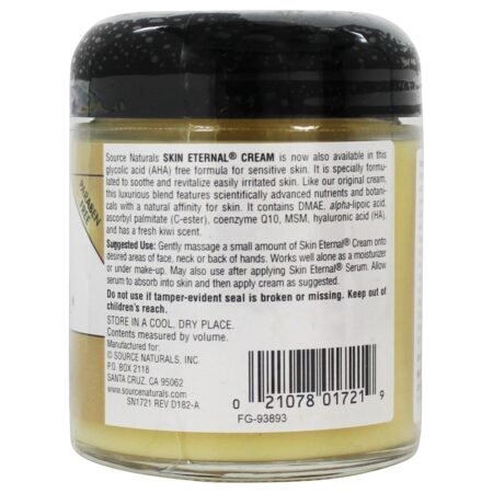 Pele Eterna Creme Sensível - 4 oz. Source Naturals - Imagem 2
