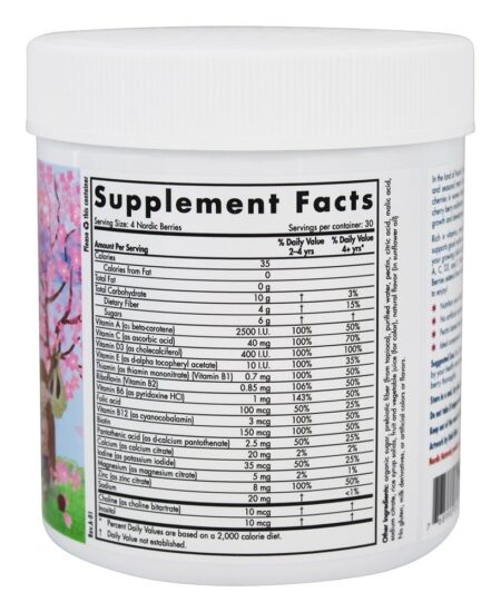 Nórdico Bagas Multivitamina Gomoso Cereja Baga - 120 Gummies Nordic Naturals - Image 2