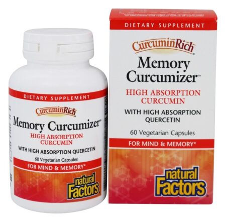 CurcuminRich Memory Optimizer - Cápsulas vegetarianas 60 Natural Factors