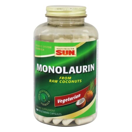 Monolaurina - Cápsulas vegetarianas 180 Health From The Sun