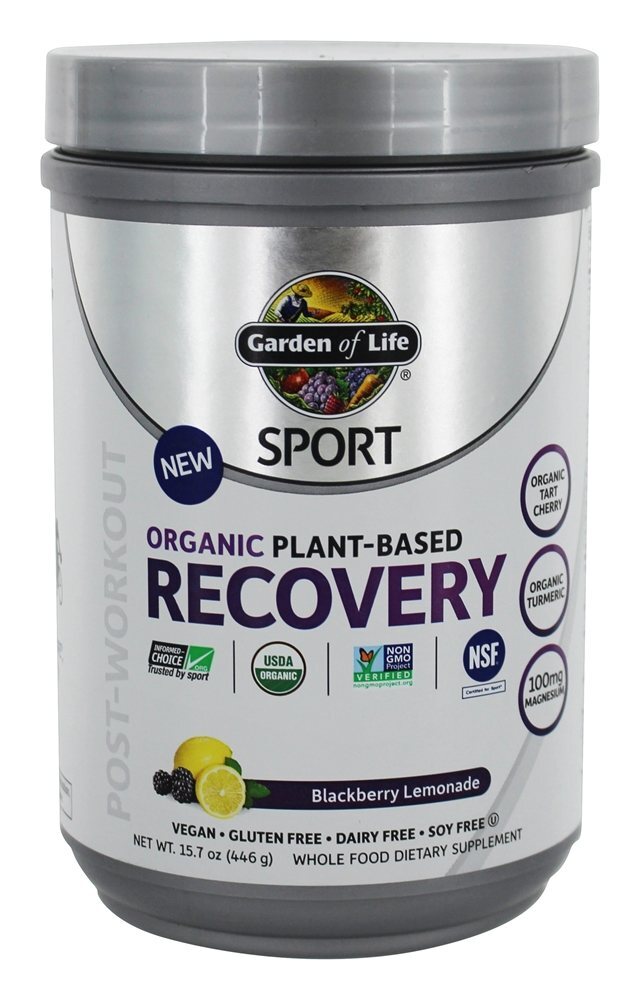 Recuperação Orgânica à Base de Plantas Blackberry Lemonade - 15.7 oz. Garden of Life