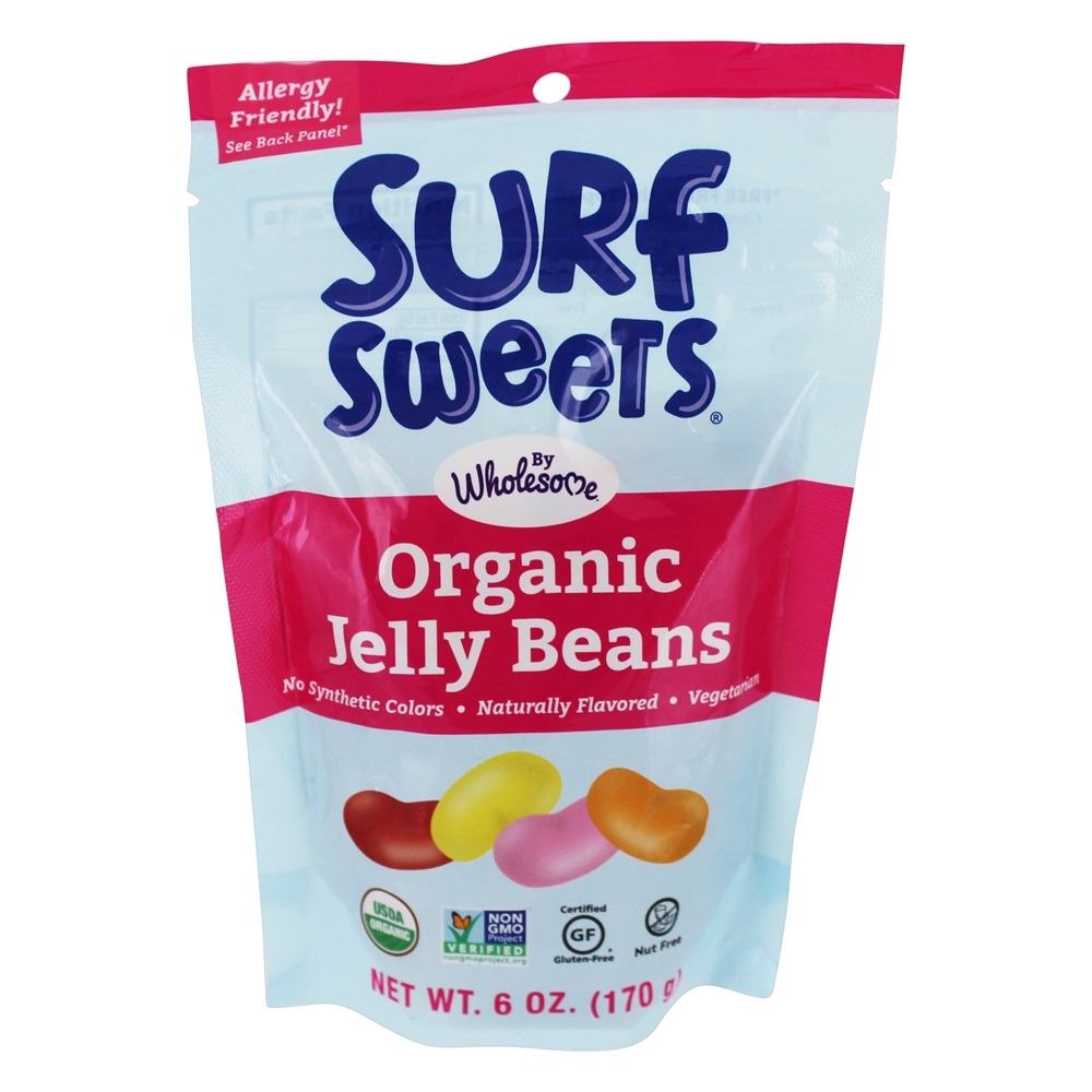 Feijões De Geléia Orgânicos Assorted - 6 oz. Surf Sweets