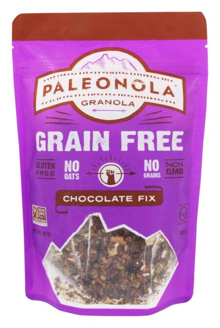 Grão Livre Granola Chocolate Fixar - 10 oz. Paleonola