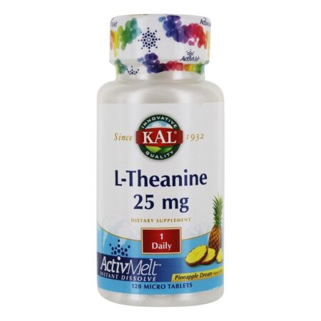 L-Theanine Abacaxi Dream 25 mg. - 120 Micro Tablets Kal