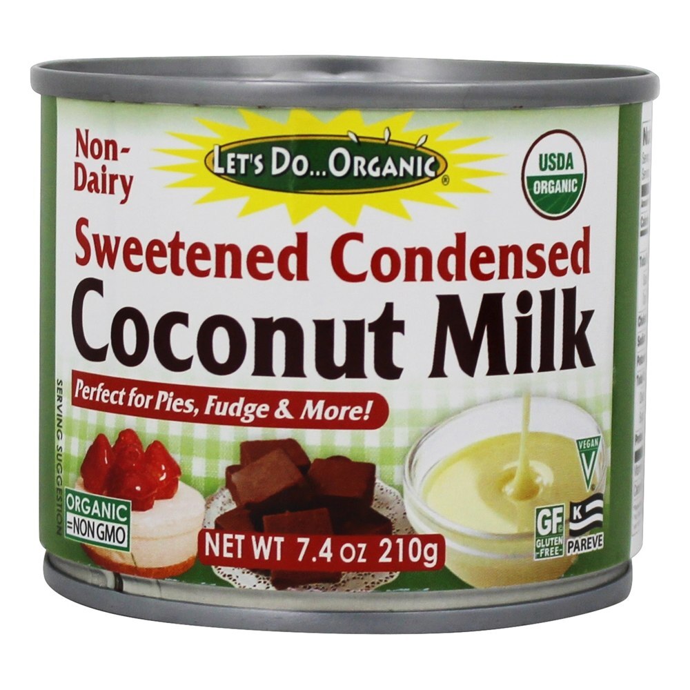 Leite de Coco Condensado Adoçado - 7.4 fl. oz. Let's Do...Organic
