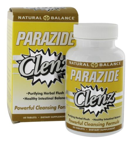 Parazide Clenz Poderoso Limpeza Fórmula - 60 Tablets Natural Balance