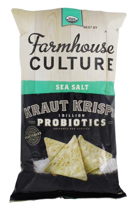 Kraut Probiótico Krisps Sal Marinho - 5 oz. Farmhouse Culture