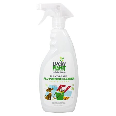 Spray de limpeza de uso geral baseado em plantas - 22 fl. oz. LuckyPlanet