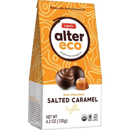 Trufas De Chocolate Escuro Orgânico De Caramelo Salgado - 10 Peça (s) Alter Eco