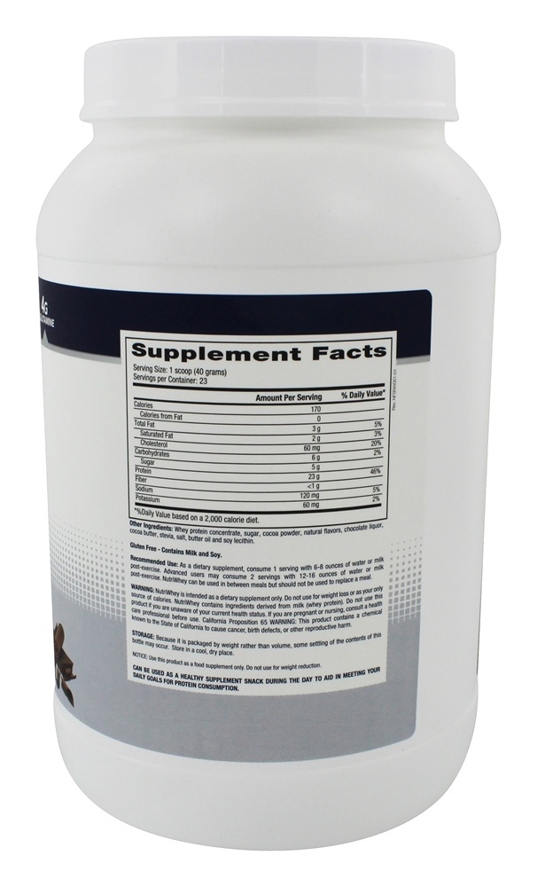 Nutriwhey Todos-Natural Soro de leite coalhado Proteína Pó Belga Chocolate - 2 lbs. NF Sports - Imagem 2