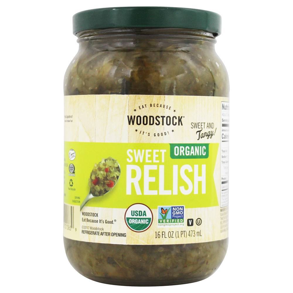 Orgânico Doce Relish - 16 fl. oz. Woodstock Farms