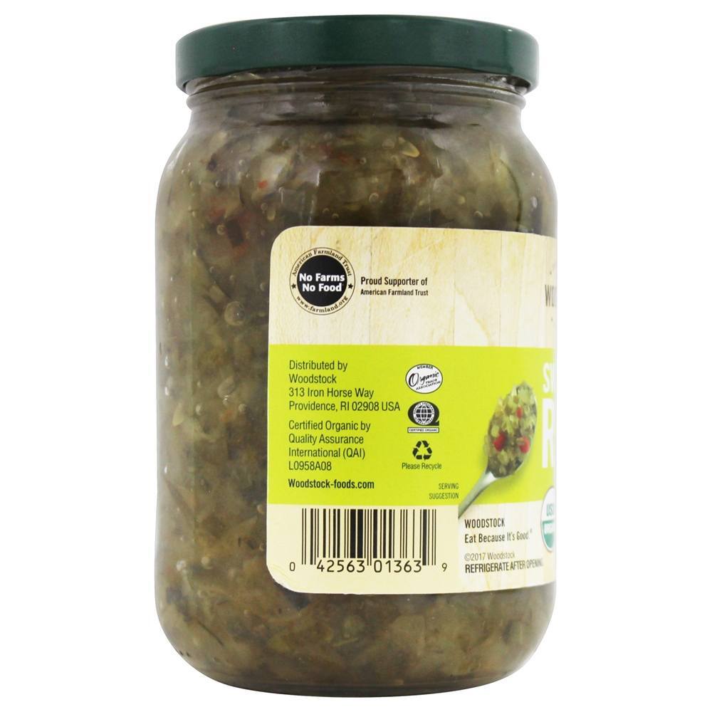 Orgânico Doce Relish - 16 fl. oz. Woodstock Farms - Imagem 3