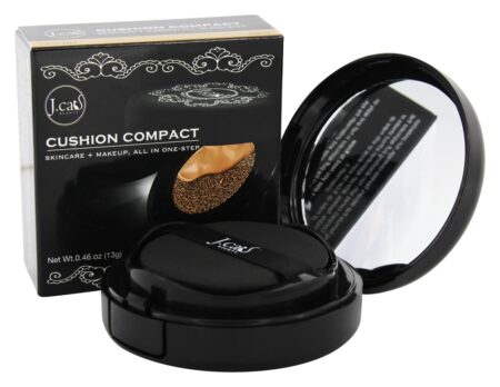 All-In-One Foundation Almofada Areia Compacto - 0.46 oz. J.Cat Beauty - Image 2