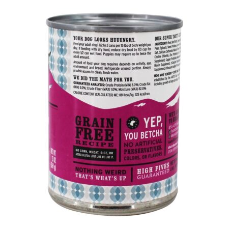 Grain Free Dog Food Moo Moo guisado de veado - 13 oz. I And Love And You - Image 3