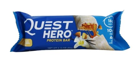 Quest Hero Barra de Proteína Sabor Baunilha Caramelo - 2.12 oz. Quest Nutrition