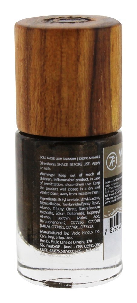 Exotic Animal Leão de Ouro com Esmalte e Prego - 0.32 fl. oz. Surya Brasil - Imagem 2