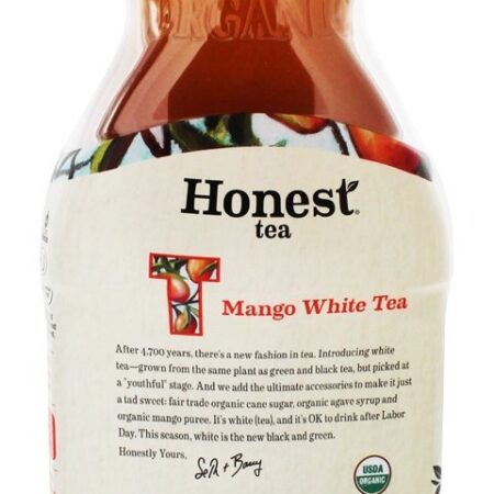 Manga de chá branco orgânico - 59 fl. oz. Honest - Imagem 3