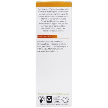 Soro Facial De Vitamina C - 1 fl. oz. InstaNatural - Image 4