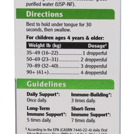 Hidrosol de Prata Bioactivo Para Gotas Infantis 10 Ppm - 4 fl. oz. Sovereign Silver - Imagem 2