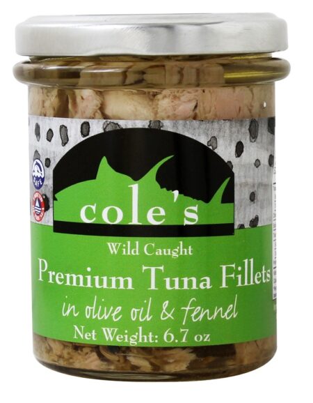 Filetes de Atum Premium Selvagem em Azeite e Funcho - 6.7 oz. Cole's