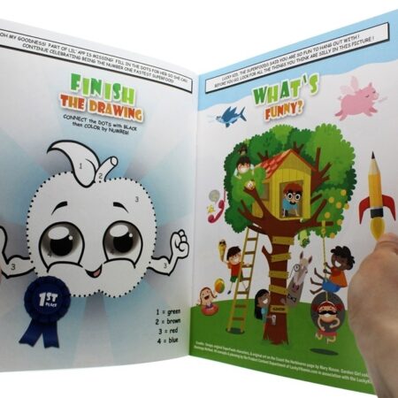 Livro de Atividades do LuckyKids LuckyVitamin Gear - Imagem 3