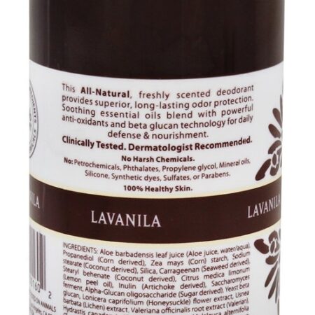 O Bastão Sólido Desodorante Saudável Pure Baunilha - 2 oz. Lavanila - Imagem 2