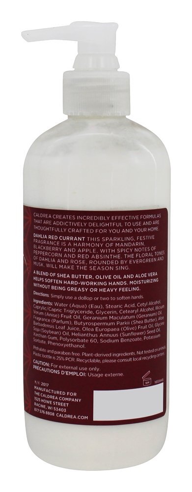 Mão Loção Dália Vermelho Groselha - 10.8 fl. oz. Caldrea - Imagem 2