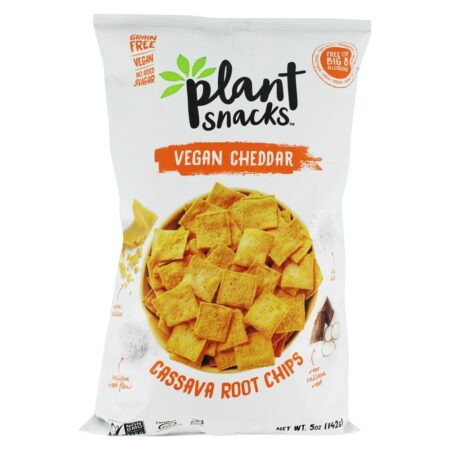 Cheddar de raiz de mandioca Cheddar vegan - 5 oz. Plant Snacks