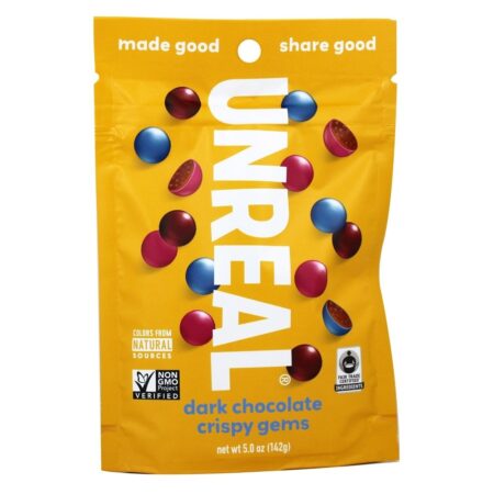 Pedacinhos de Quinoa Crocante com Chocolate Escuro - 5 oz. Unreal