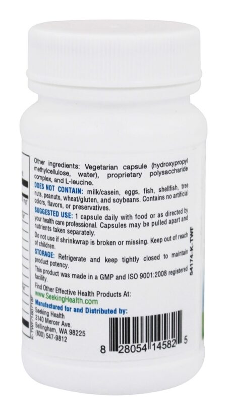 Probiota Mulher Probiotic 25 Bilhões de UFC - Cápsulas vegetarianas 60 Seeking Health - Image 3