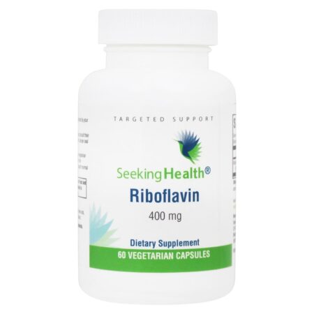 Suporte direcionado à riboflavina 400 mg . - Cápsulas vegetarianas 60 Seeking Health