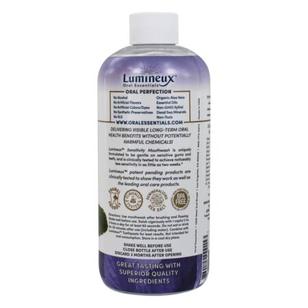 Sensibilidade de bochechos desenvolvida por médicos - 16 fl. oz. Lumineux Oral Essentials - Image 2