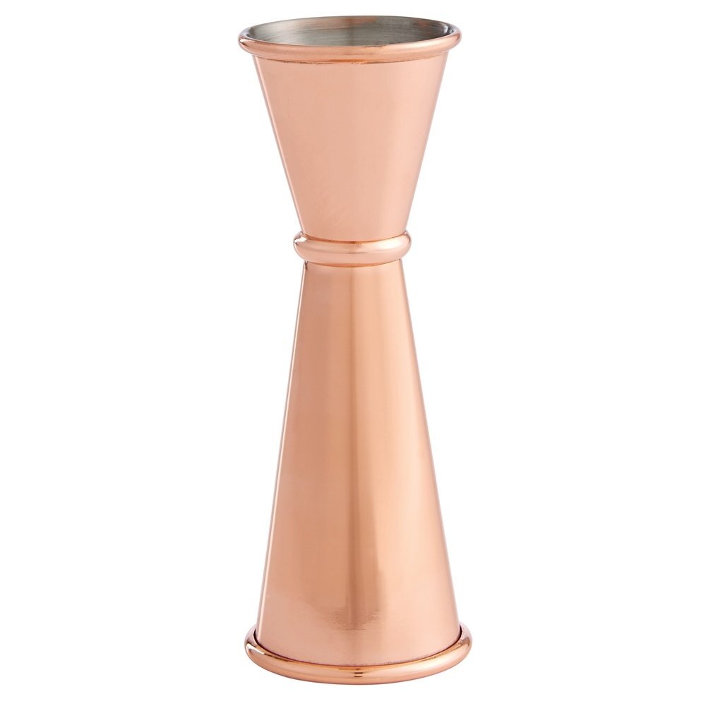 Jigger Duplo em Aço Inoxidável com Cobre Harold Import