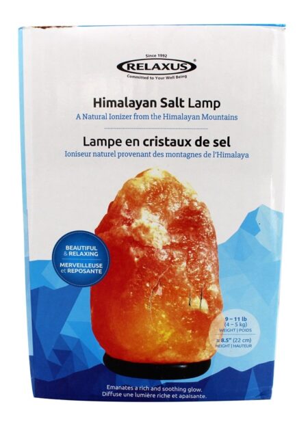 Himalayan Salt Lâmpada Rosa - 10 lbs. Relaxus - Image 4