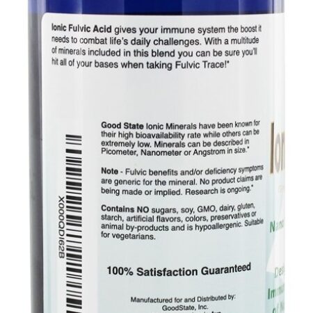 Líquido Iônico Fulvic Traçar Minerais Imune Apoiar - 16.2 fl. oz. Good State - Imagem 3