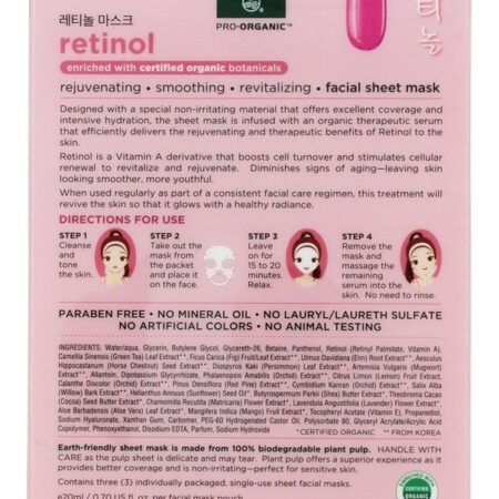 Máscara Facial de Retinol - 3 Contagem Earth Therapeutics - Imagem 2