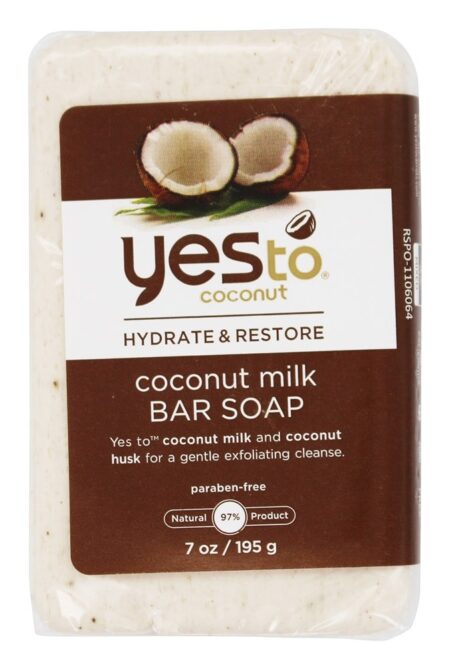 Leite de Coco com Sabonete de Hidratação e Restauração - 7 oz. Yes To