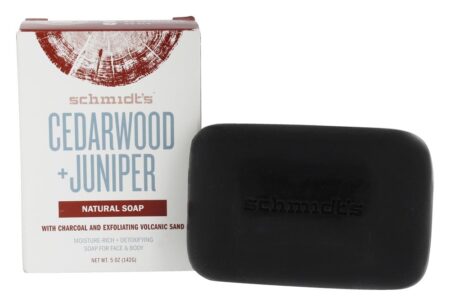 Natural Natural Moisture + Sabonete Detoxificante para Cara e Corpo Cedarwood + Juniper - 5 oz. Schmidt's