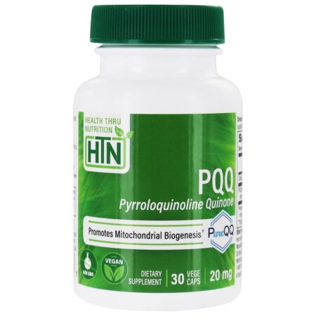 Suporte à biogênese mitocondrial PQQ 20 mg . - 30 Cápsula (s) vegetal (s) Health Thru Nutrition